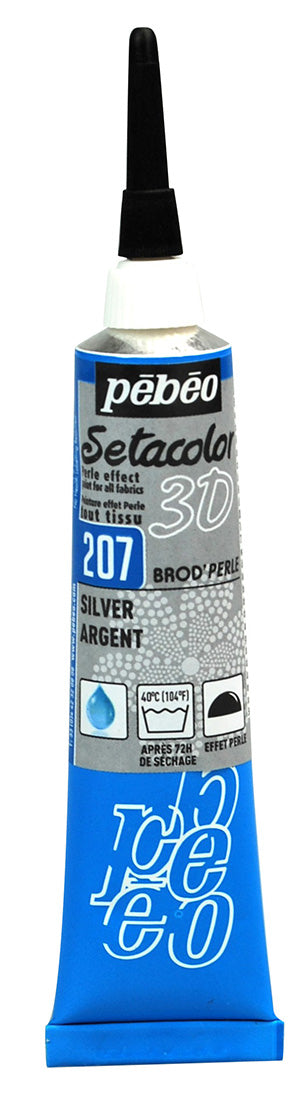 Setacolor 3D Brod'Perle Col. 207 Silver