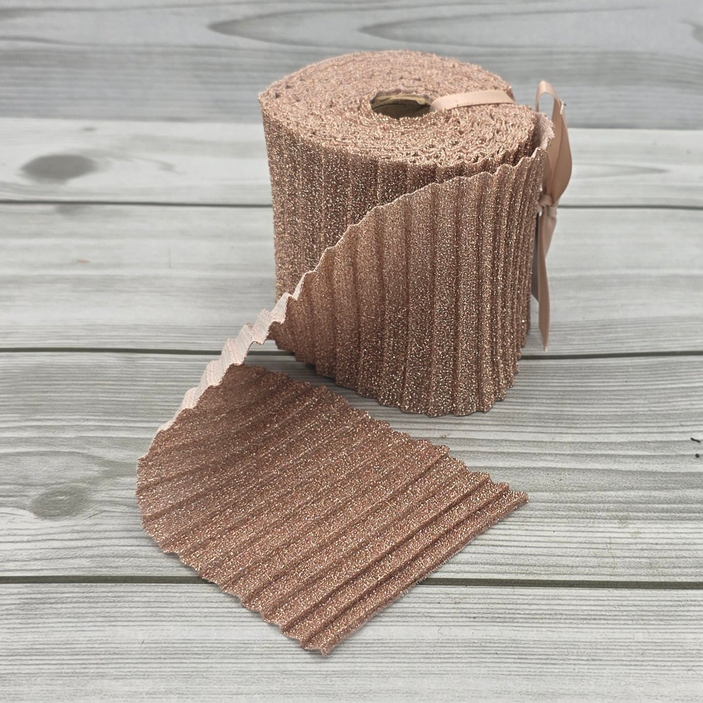 Ruban Doré Filet Pailleté H. 6,3CM