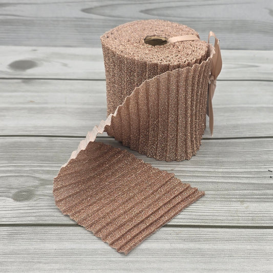 Nastro Plissado Rosa Antico Gogolandia