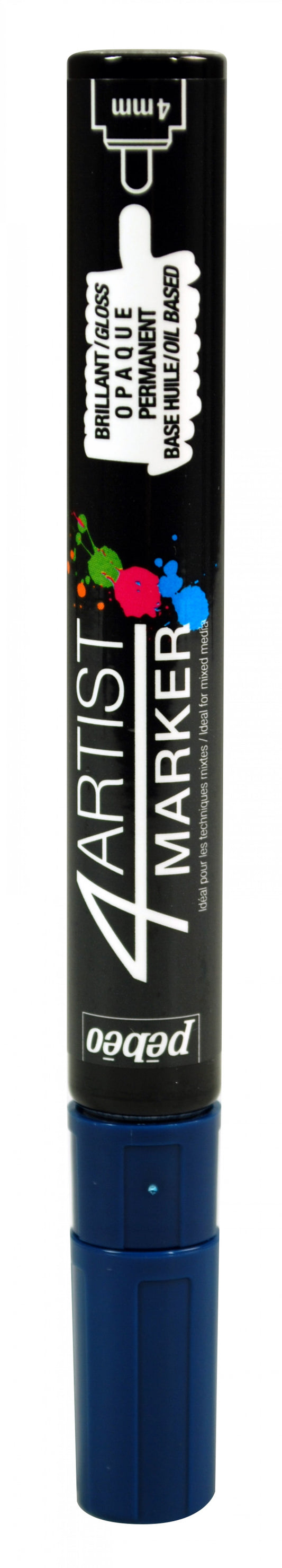 4Artist marker, 4mm tip, deep blue