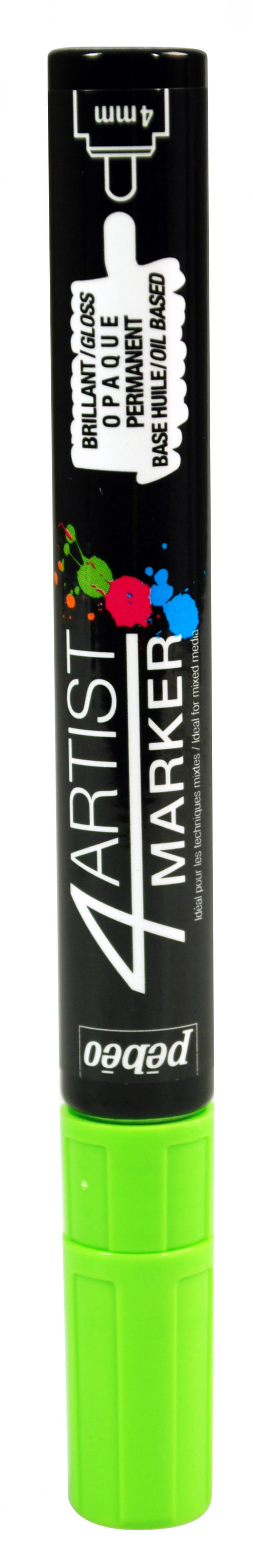 4Artist marker pen, 4mm tip, light green