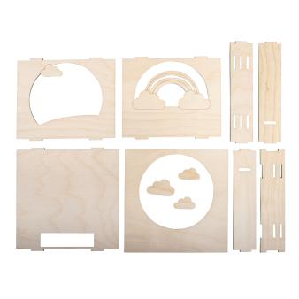 Rayher Cloud 3D Wooden Frame Kit Cod. 62-980-505