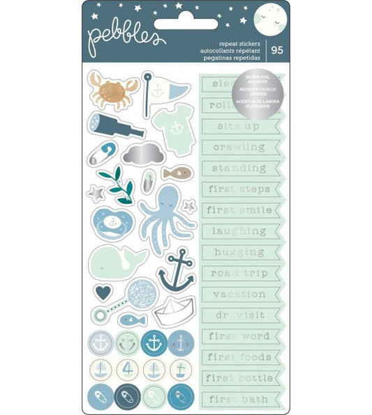 Pebbles Baby Boy stickers