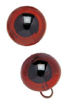 Glass eyes for puppets 16mm Brown Stafil