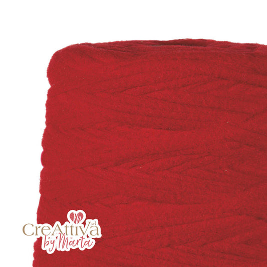 Soft Fleece Ribbon 10m Red