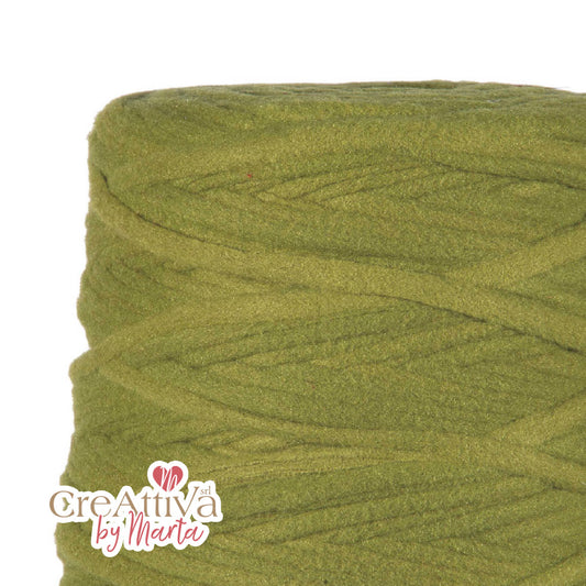 Soft Fleece Ribbon 10m Olive Green
