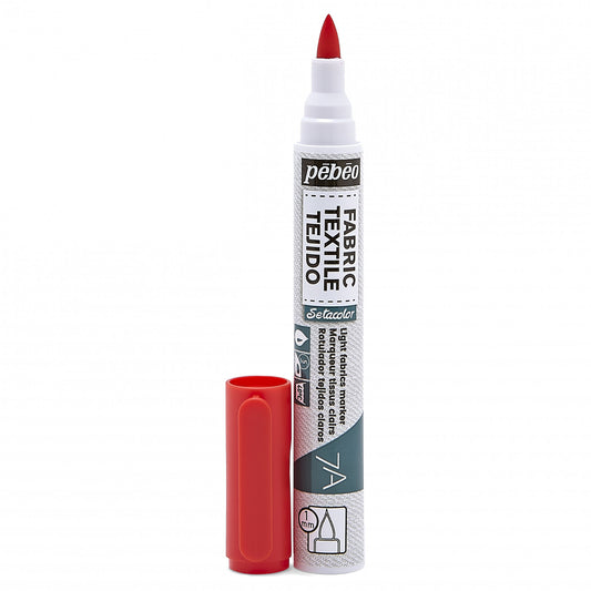 7A Light Fabric Marker Rosso