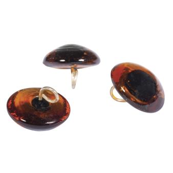 Glass Eyes for Puppets 14mm Brown Rayher