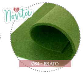 Feltro Sintetico 3mm Verde Prato Creattiva by Marta