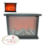 Creative LED fireplace