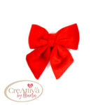 Creative red velvet bow 16cm