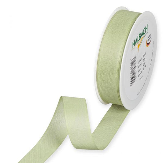 Light Green Cotton Ribbon 25mm Code 9660-025-290