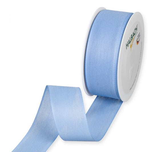 Sky Blue Cotton Ribbon 40mm Cod. 9660-040-102