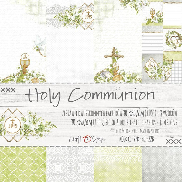 Blocco Craft O Clock Holy Comunion 30x30