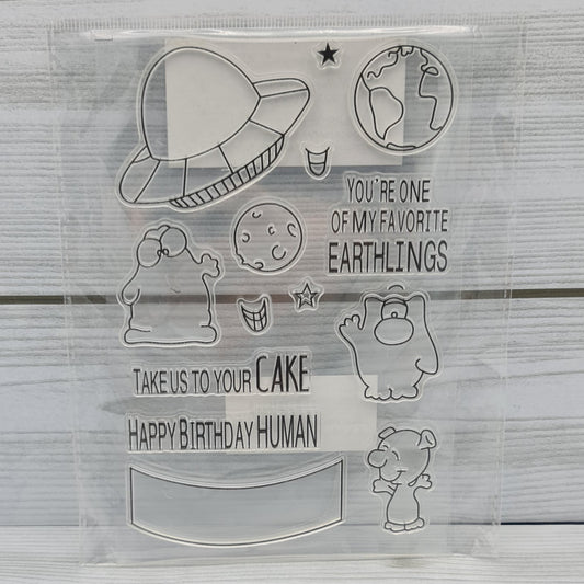 Space Silicone Stamp