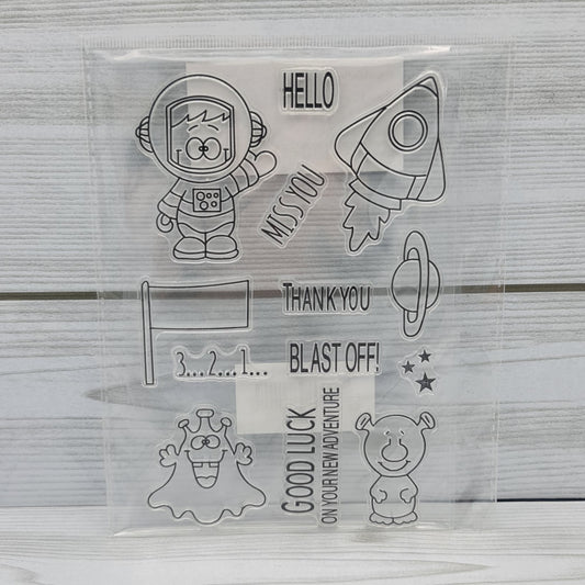 Space 2 Silicone Stamp