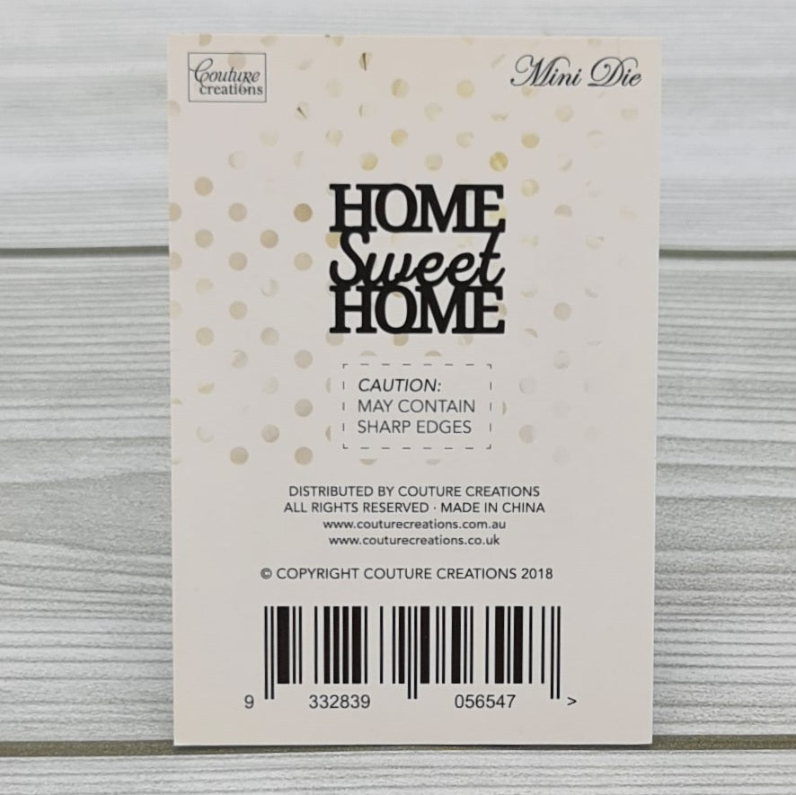 Mini Die Home Sweet Home Code CO726099