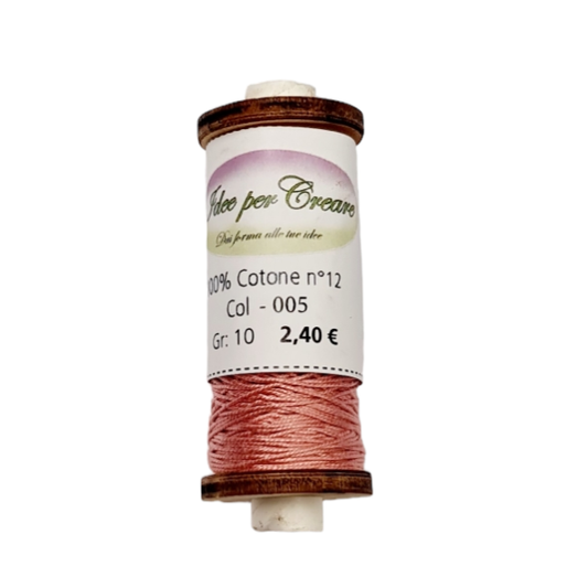 Cotton Thread n°12 Antique Pink col.005
