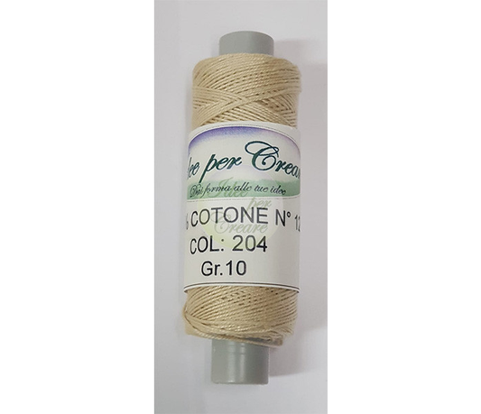 Cotton Thread n°12 Ecru col.204