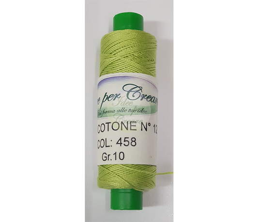 Cotton Thread n°12 Green col. 458