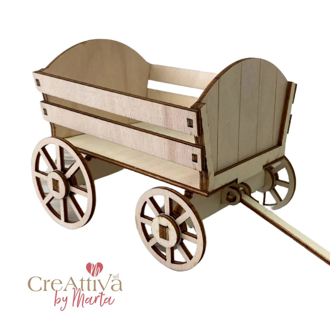 Wooden Cart Set