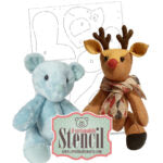 Stuffed Animals Stencil Sewing Pattern Nr 35