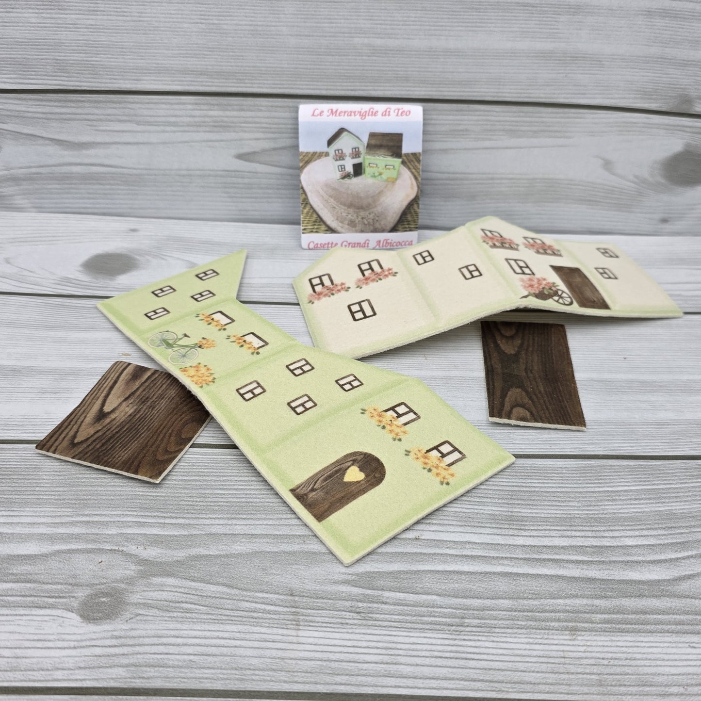 Casette in Feltro Grandi Albicocca