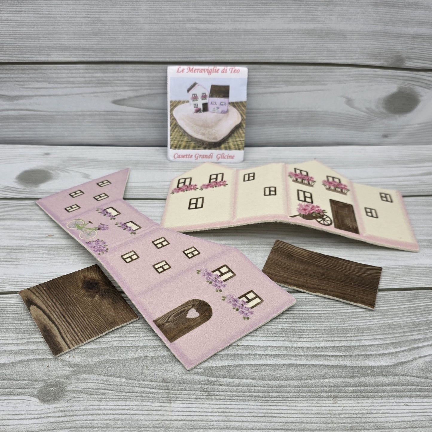 Casette in Feltro Grandi Glicine