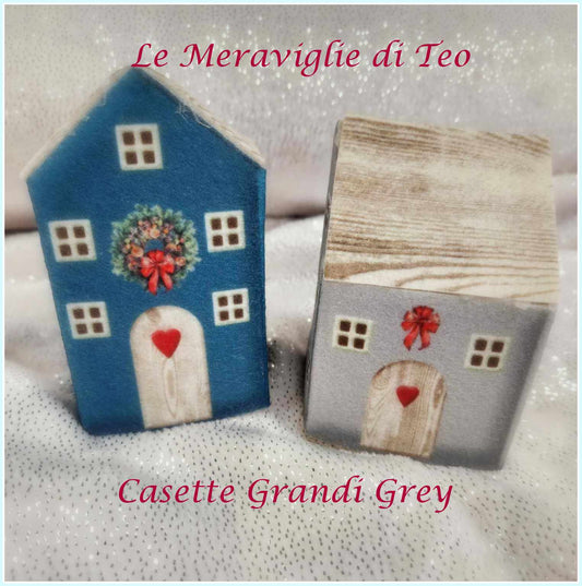 Casette in Feltro Grandi Grey