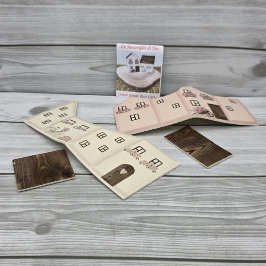 Casette in Feltro Grandi Rosa Cipria