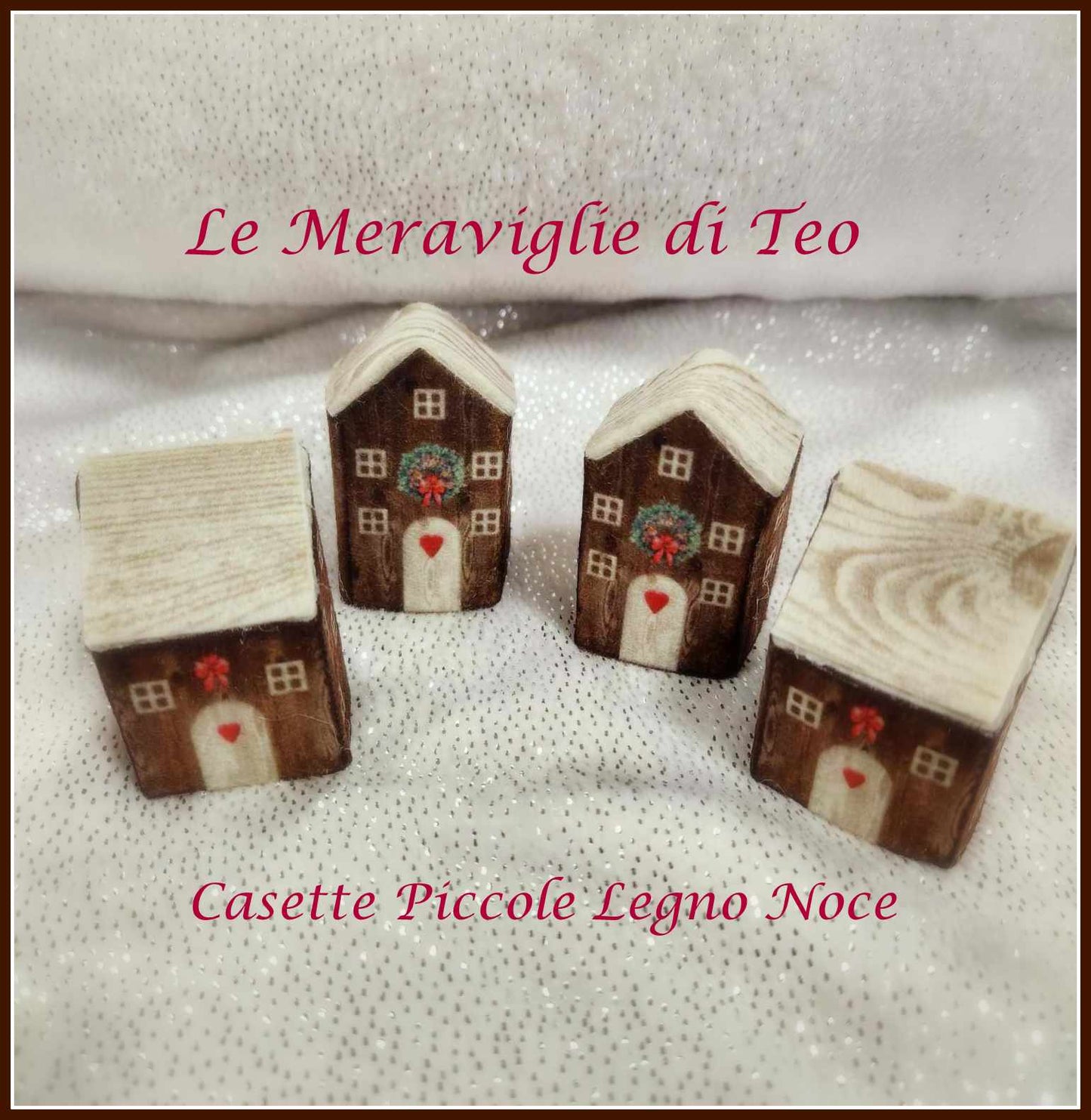 Casette in Feltro Piccole Noce