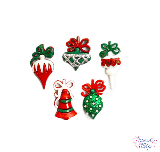 Christmas Ornaments buttons Cod.7475