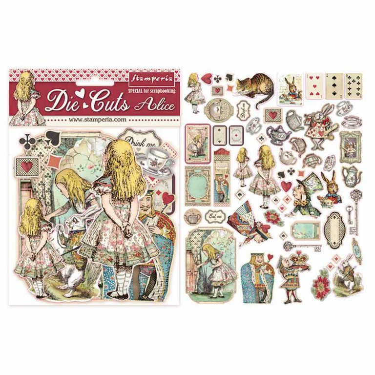 Die-Cut Stamperia Alice