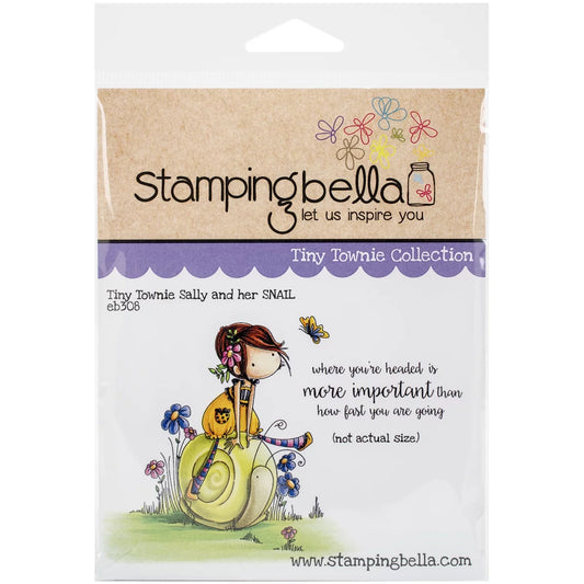 Tiny Townie Sally and her Snail stamp cod. EB308