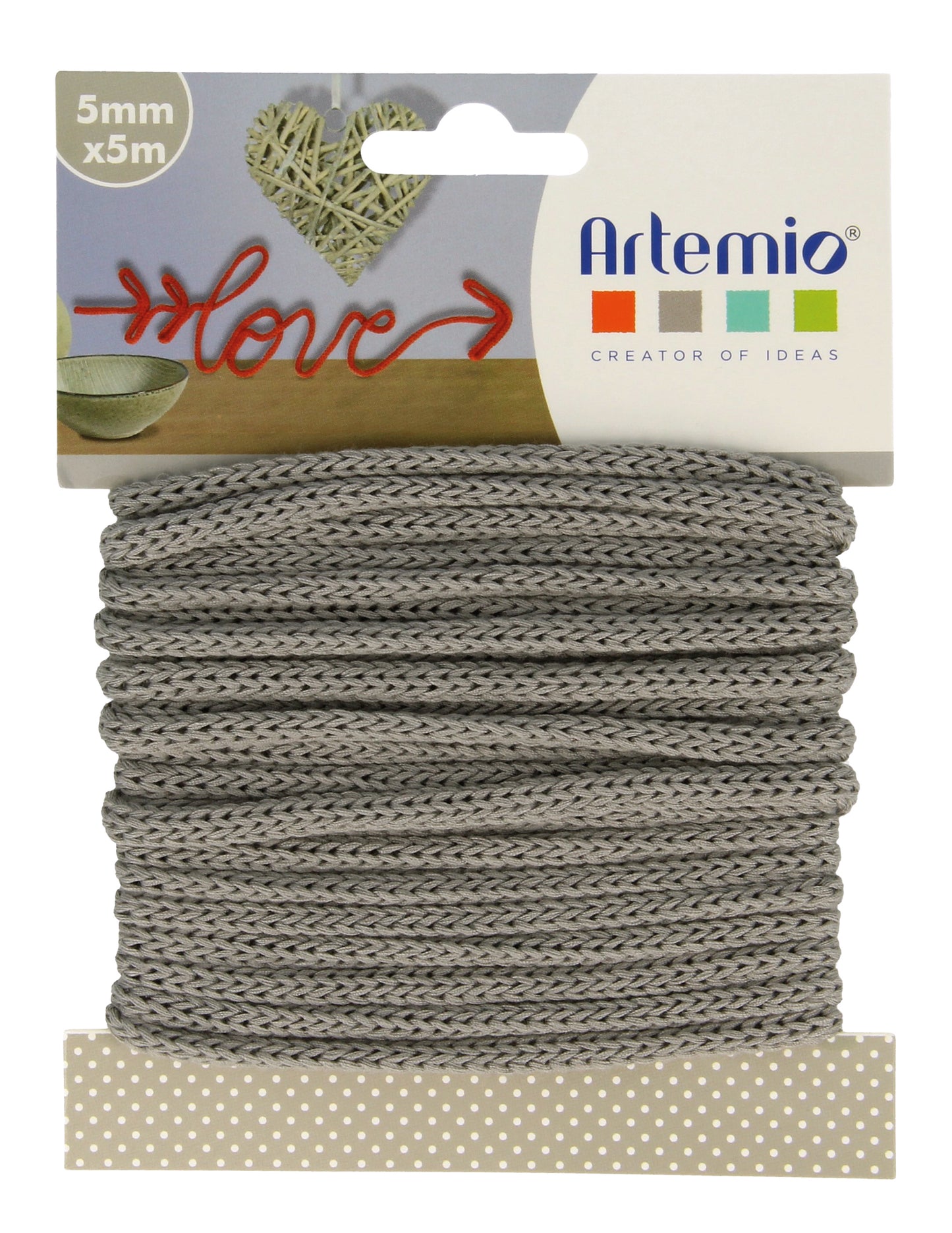 Tissu tricoté 5mm Gris Artemio Code 13001050