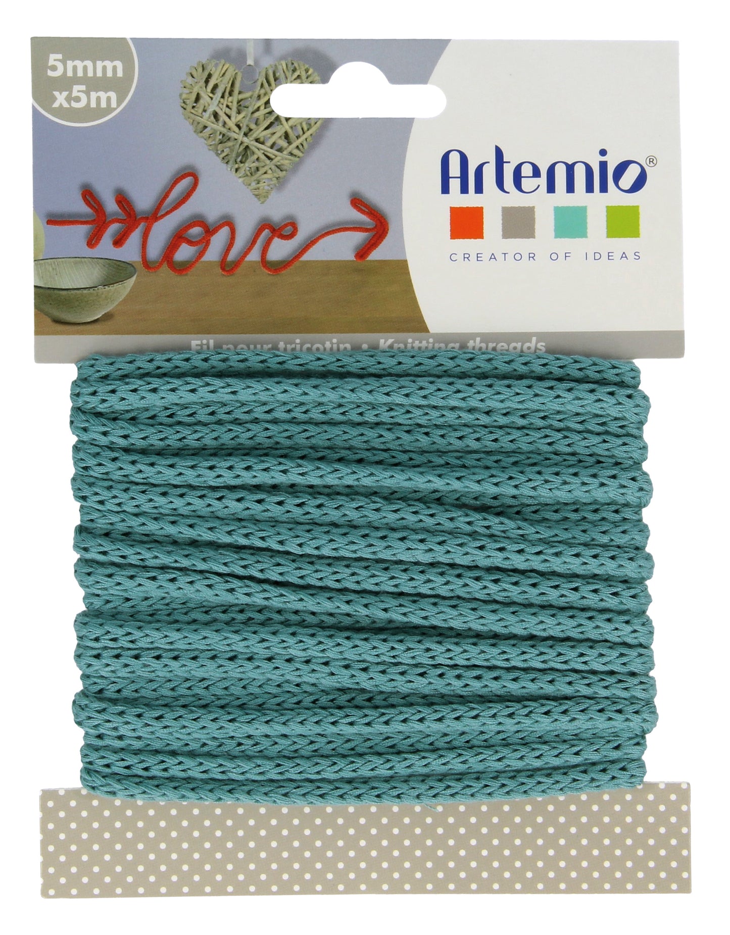 Knitting 5mm Turquoise Artemio Code 13001051