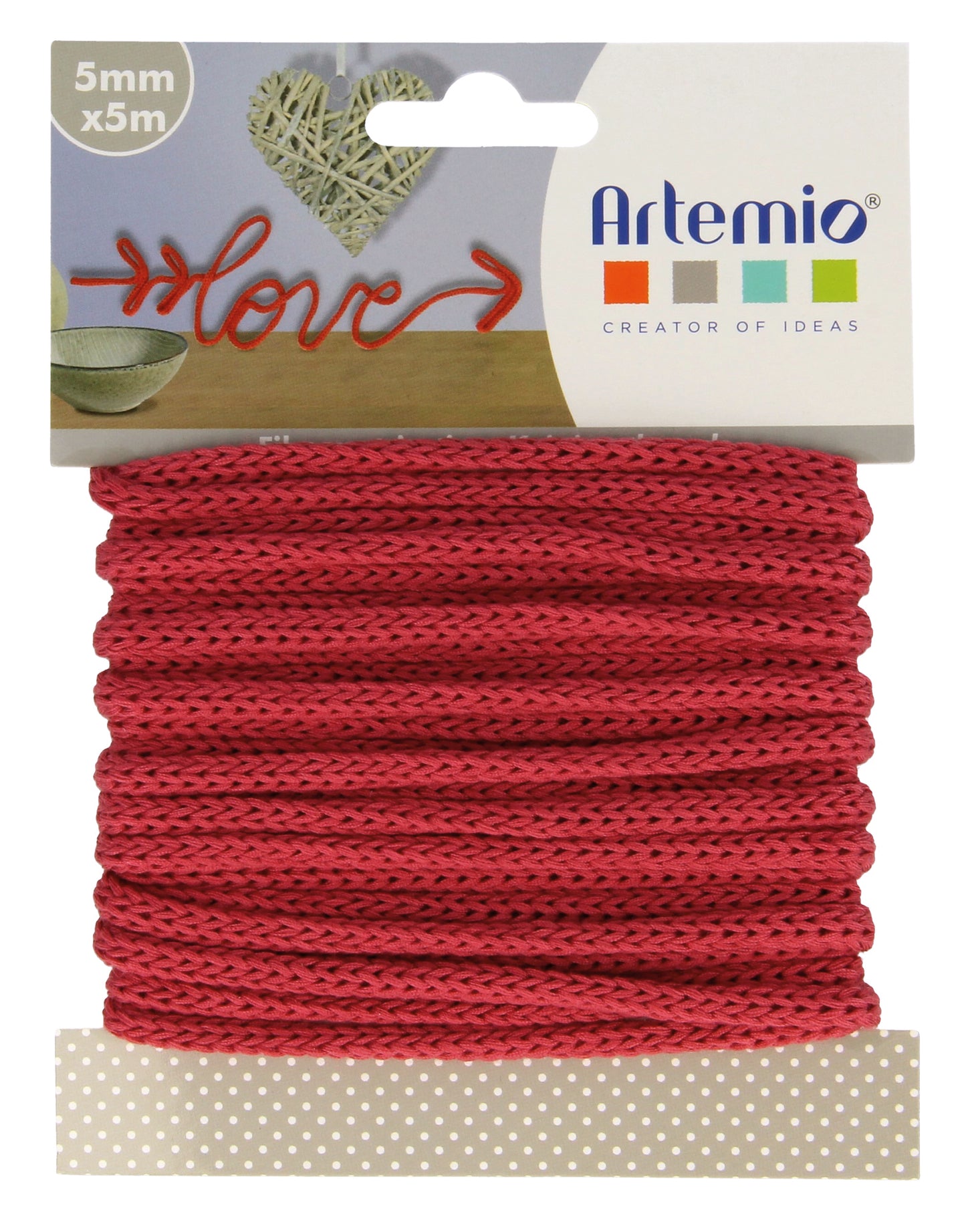 Tricottino 5mm Rosso Artemio