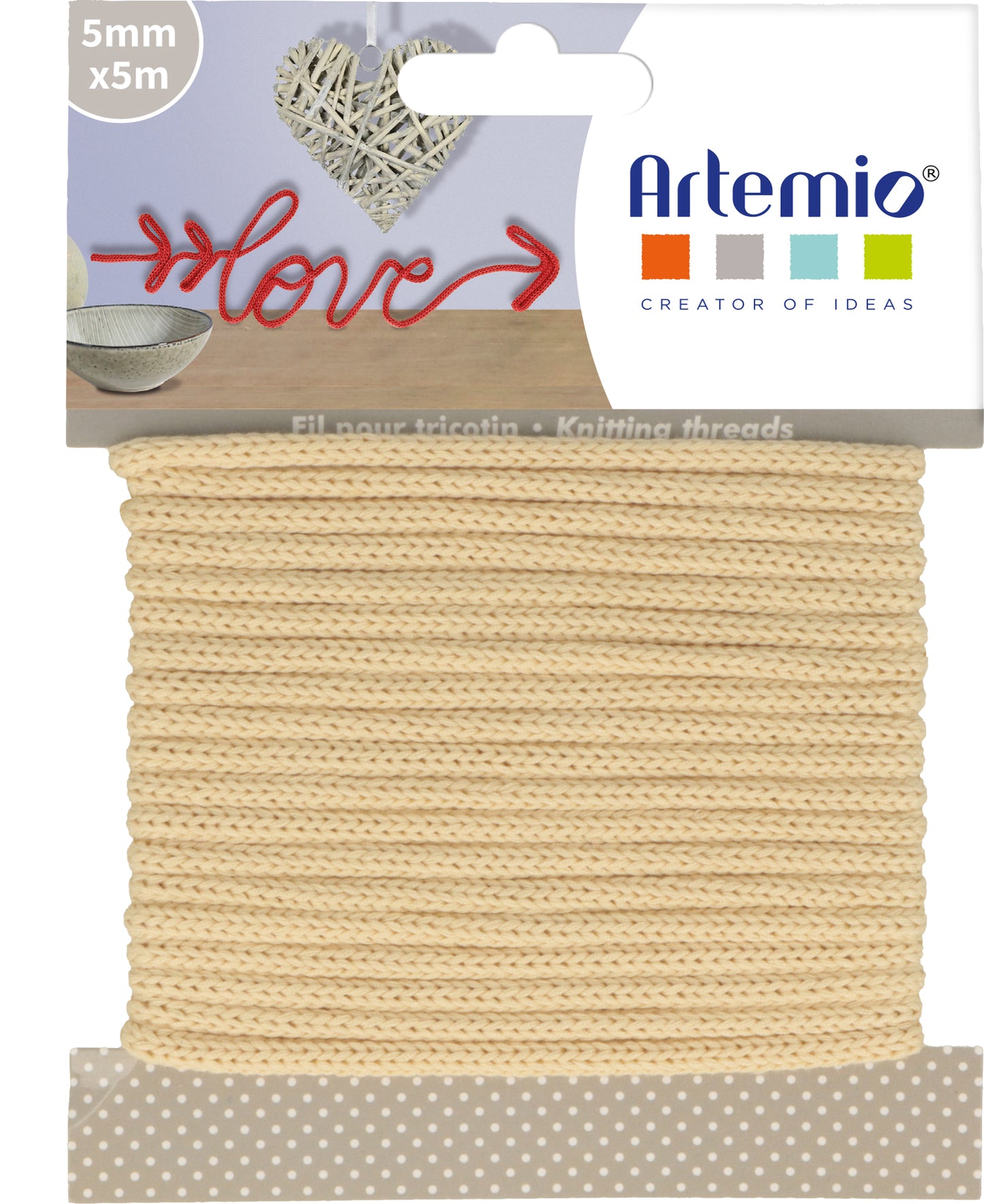 Knitting 5mm Vanilla Artemio Code 13001084