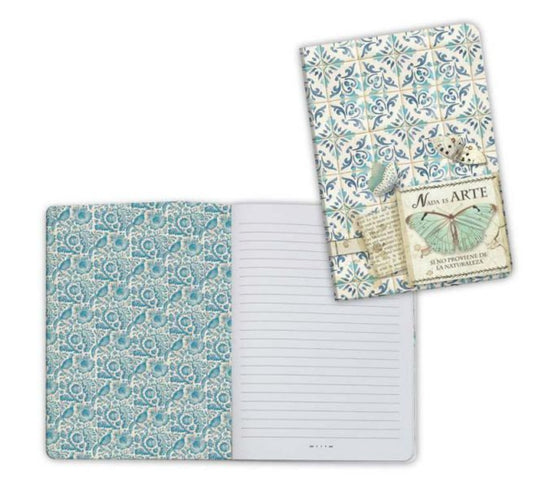 Notebook A6 Azulejos farfalla Stamperia
