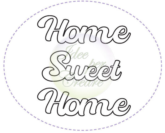 Motivi in Feltro Home Sweet Home Idee per Creare
