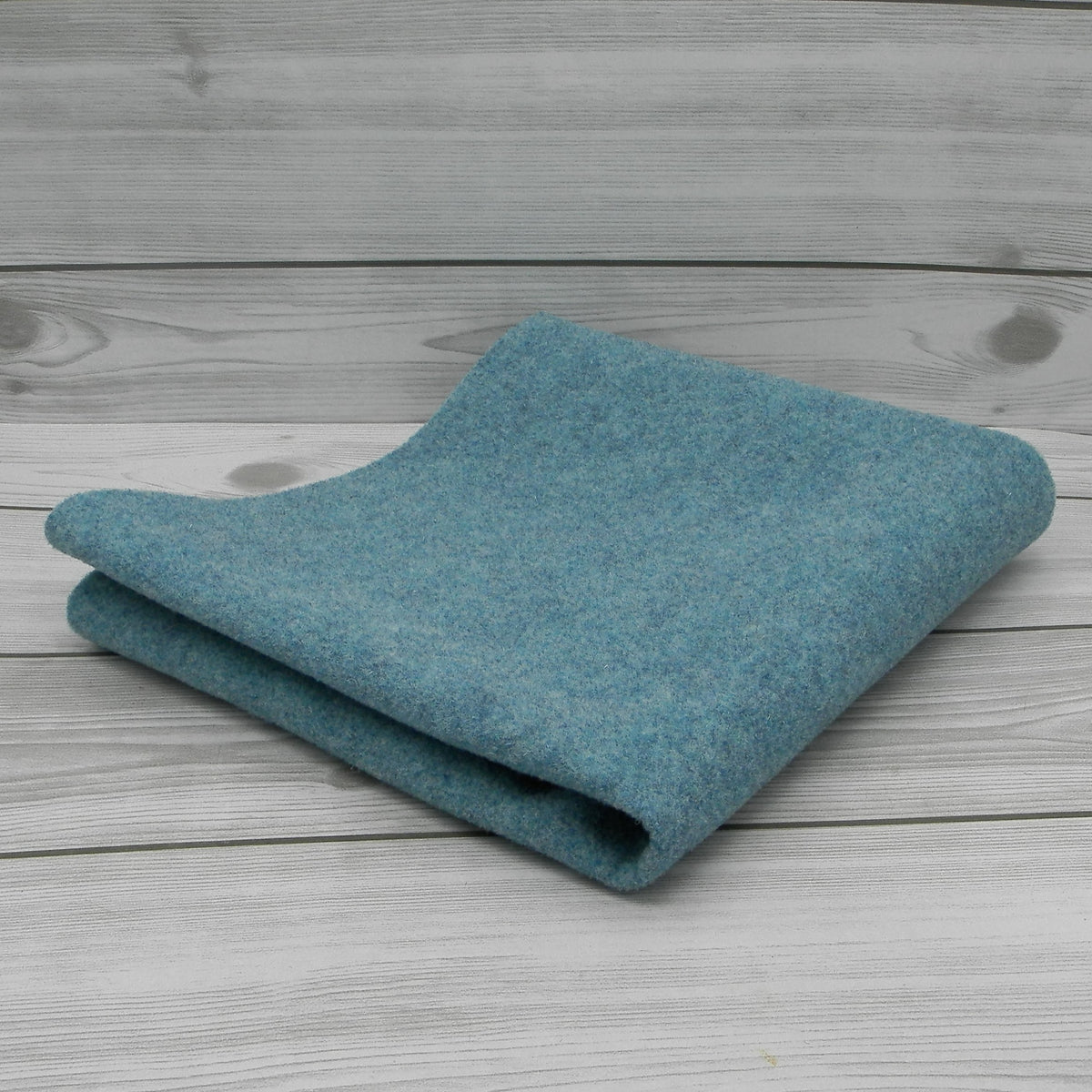 Moldable Felt with Teal Stripe