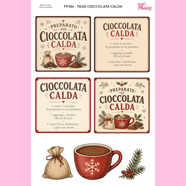 Pannolenci Tags Cioccolata