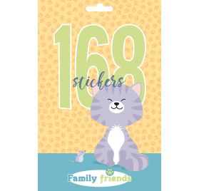 168 Stickers Famille Amis Chat