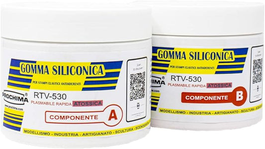 Gomma Siliconica RTV-530 A+B 1000gr Prochima