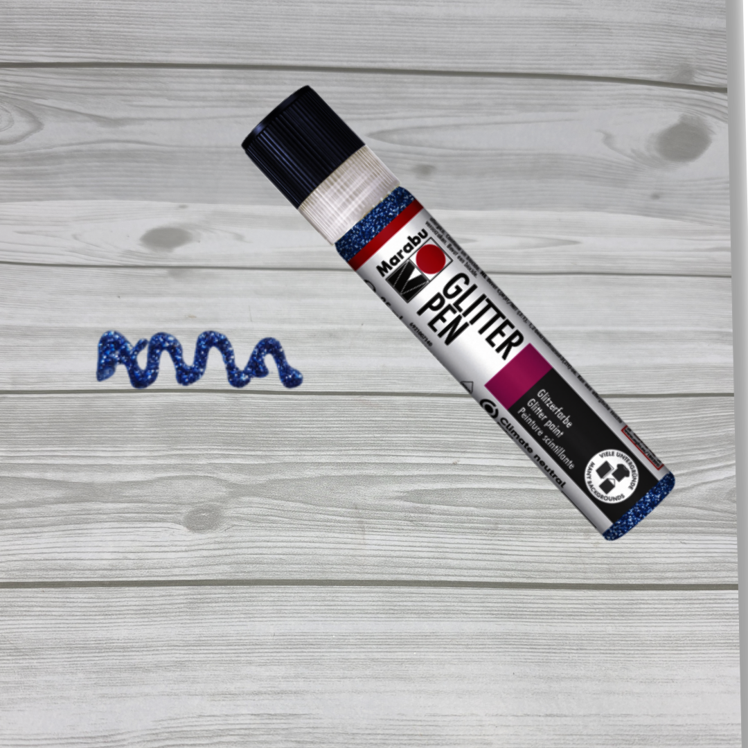 Glitter Pen Marabu 25ml Colore 594 Blu