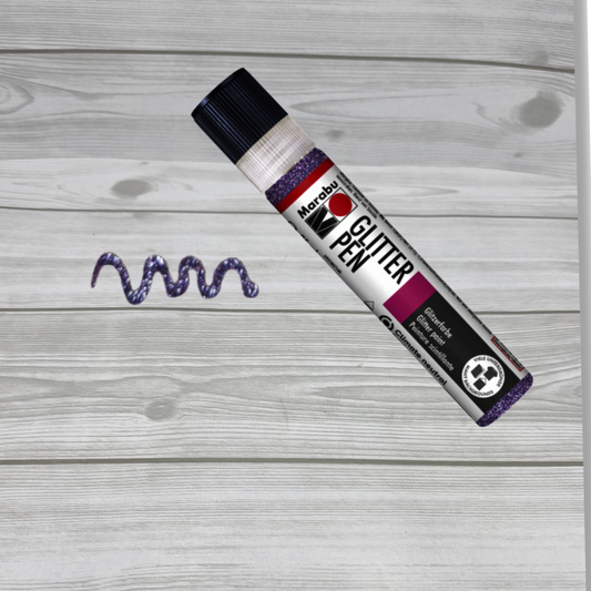 Glitter Pen Marabu 25ml Colore 507 Lavanda