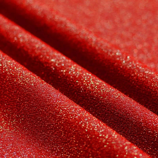 Red Glittery Fabric