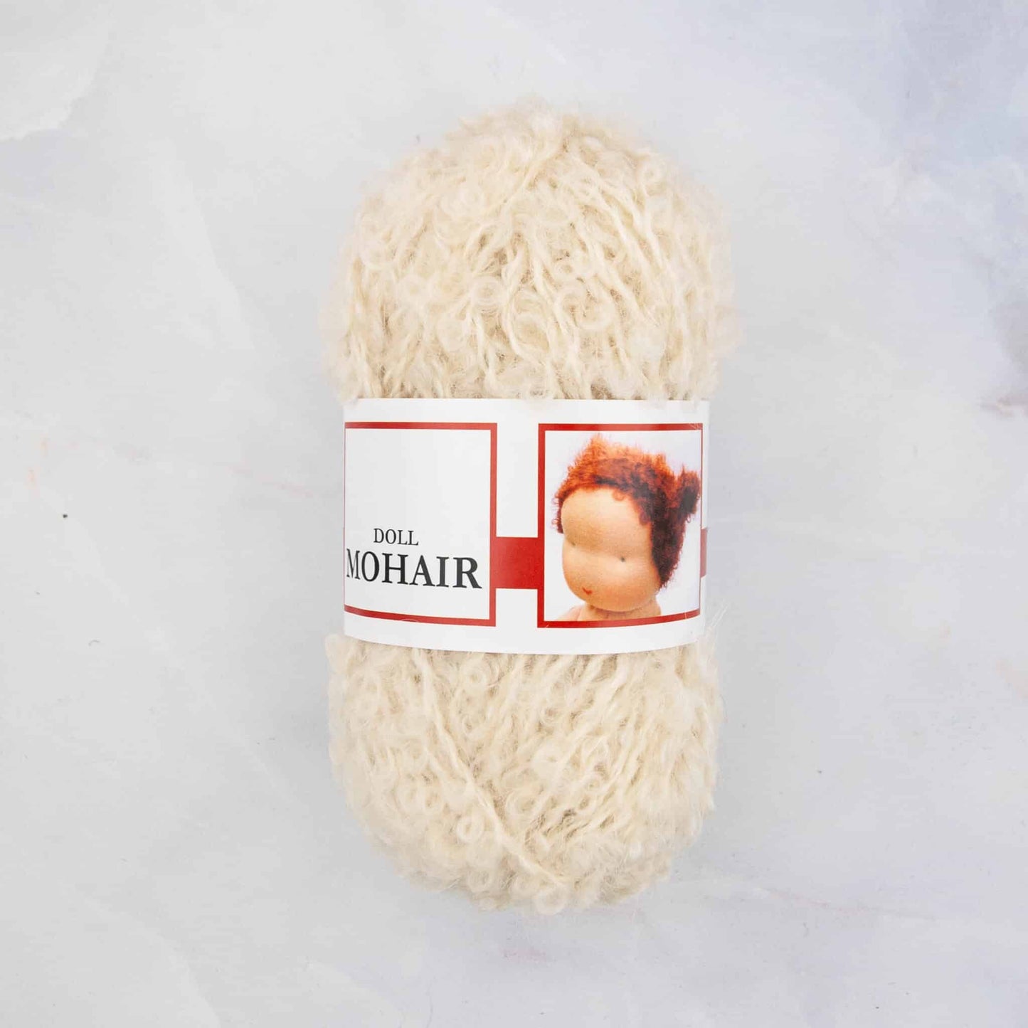 Natural Mohair Doll Wool Col. 510 50gr