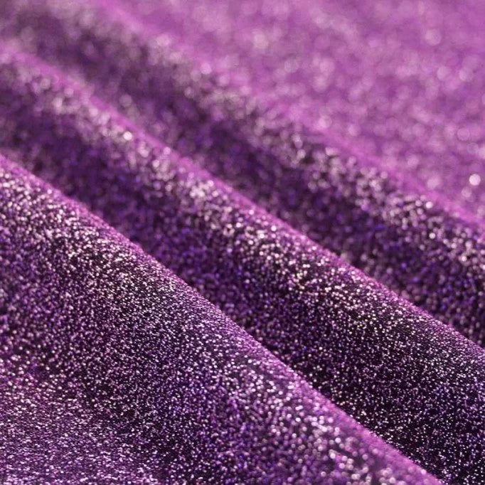 Glittery Amethyst Fabric