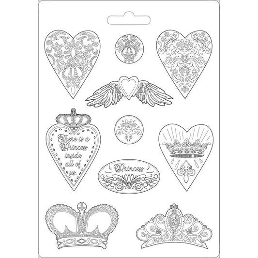 Hearts and Crowns mold K3PTA471